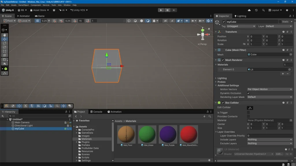 Unity Layout